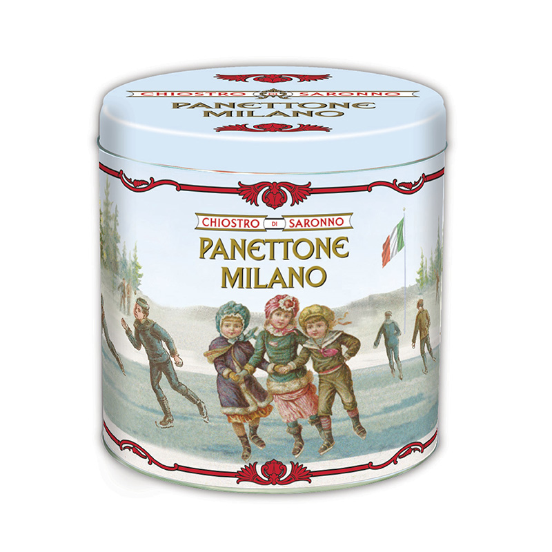 Panettone classic v retro plechovke | ICE SKATERS 100g