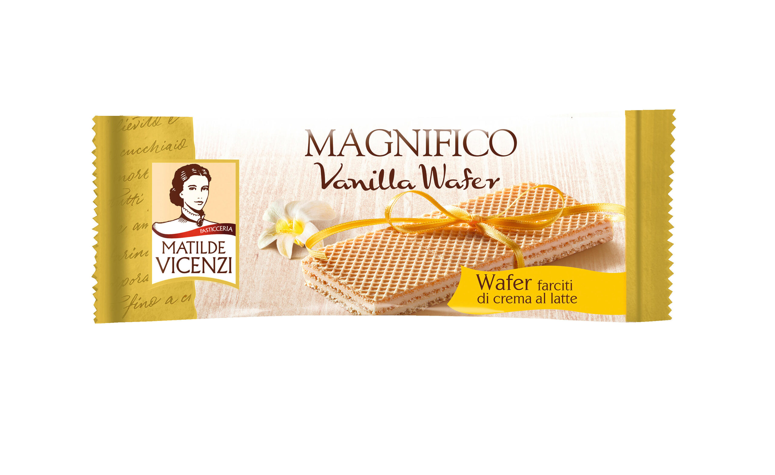 Vicenzi Oplátka s vanilkovým krémom 25g | Magnifico Vanilla Wafer