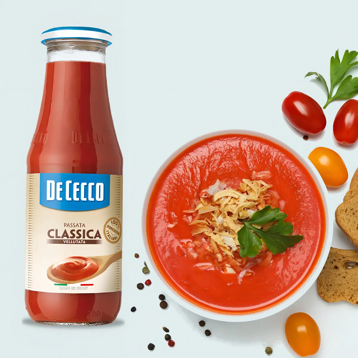 De Cecco Pasírované paradajky | Passata Clasica 700g – Obrázok 3