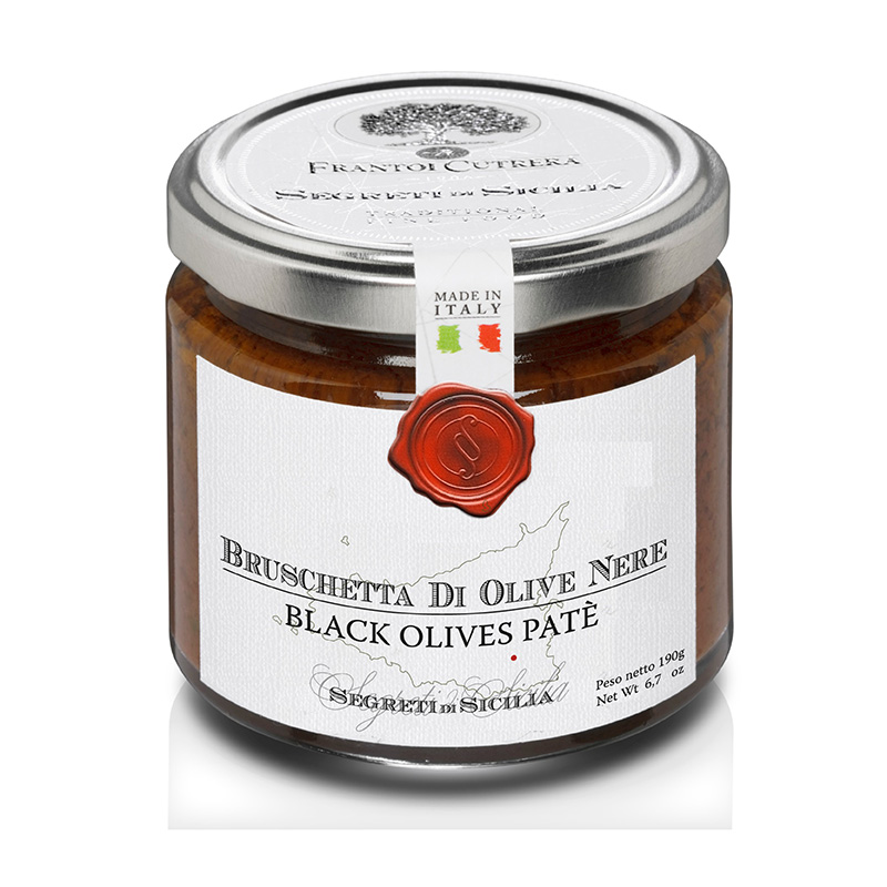 Zmes na brusketu z čiernych olív