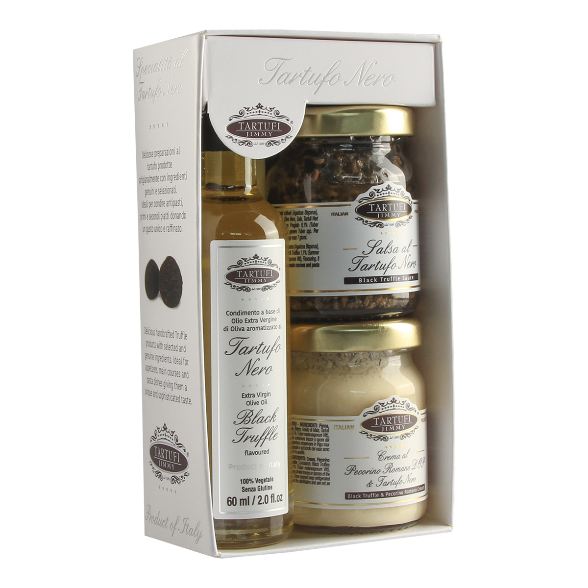 Darčekový balíček s čiernou hľuzovkou 155 g | Gourmet al tartufo Nero