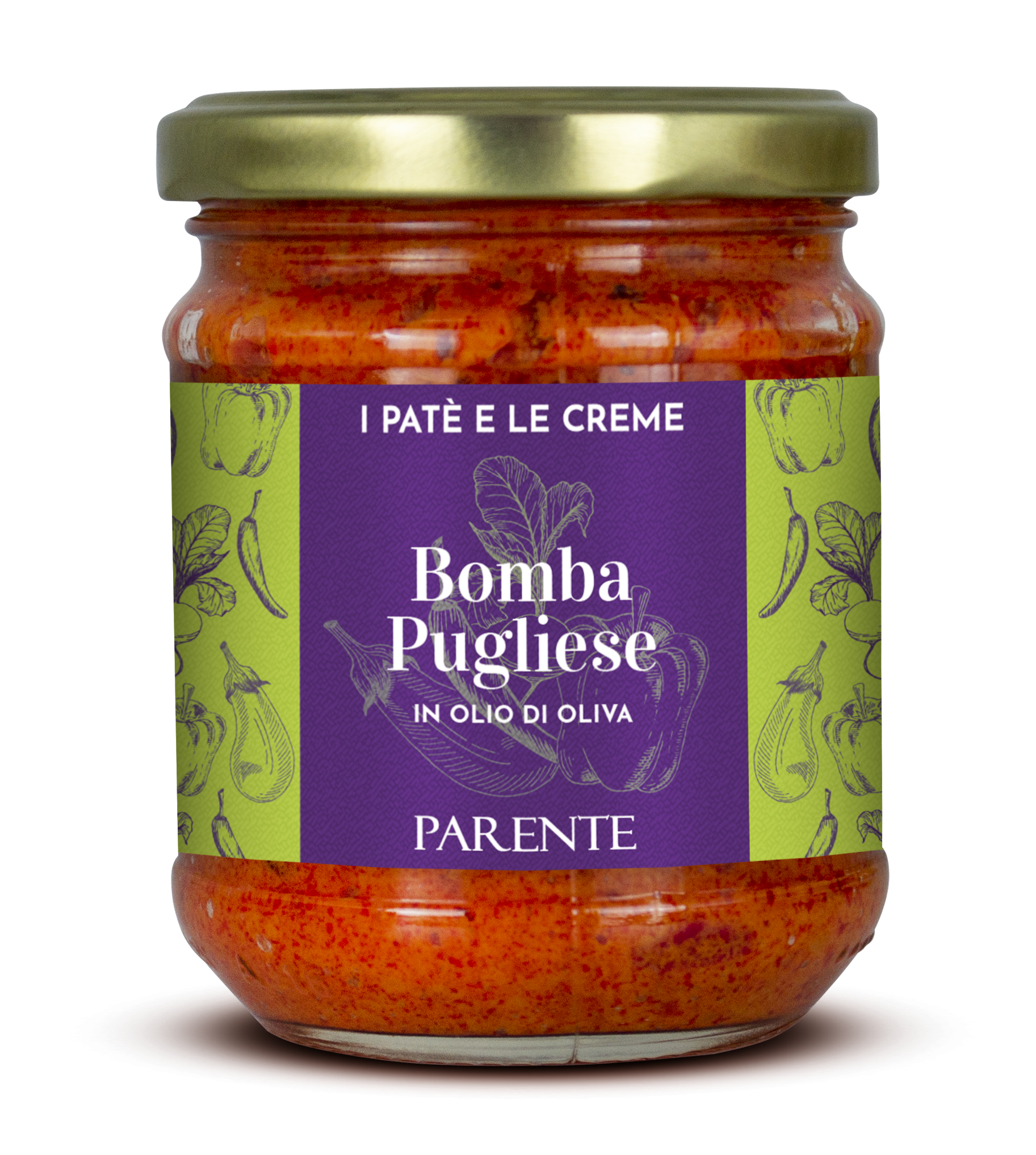 Paté-zeleninová zmes Bomba 212 ml | Bomba Pugliese