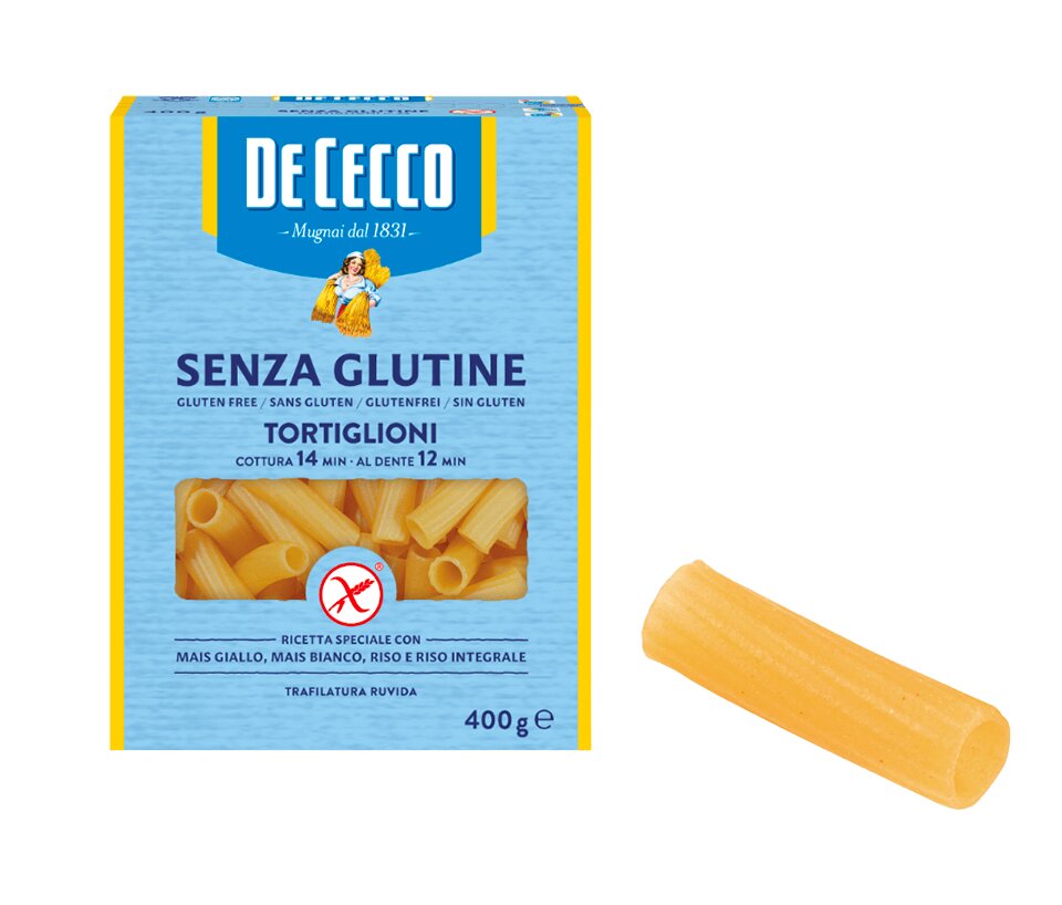 De Cecco Cestoviny bezlepkové Tortiglioni | Tortiglioni senza glutine – Obrázok 4