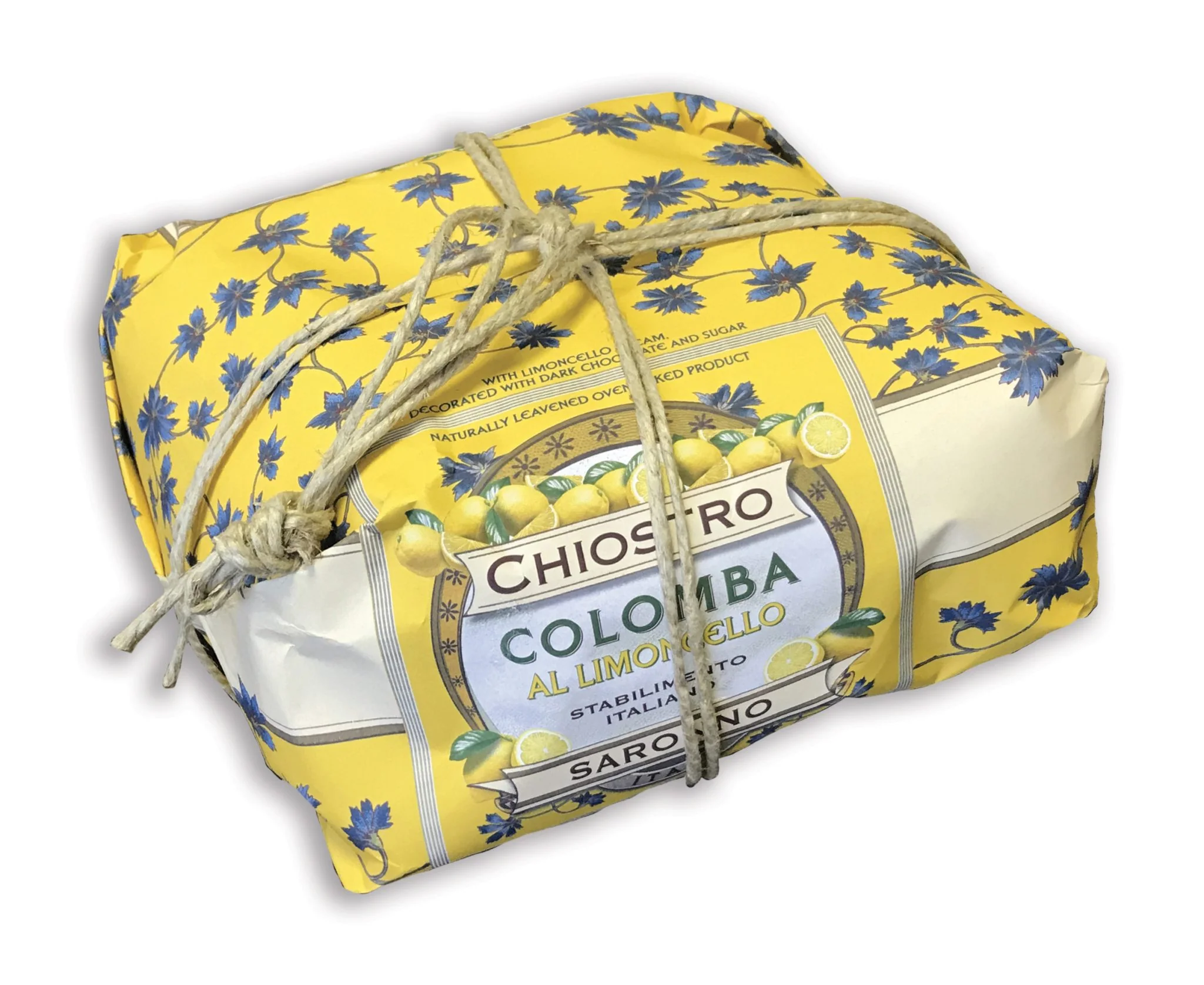 Colomba 750g | plnená limoncello krémom, s čokoládovou polevou a cukrovými zrnkami