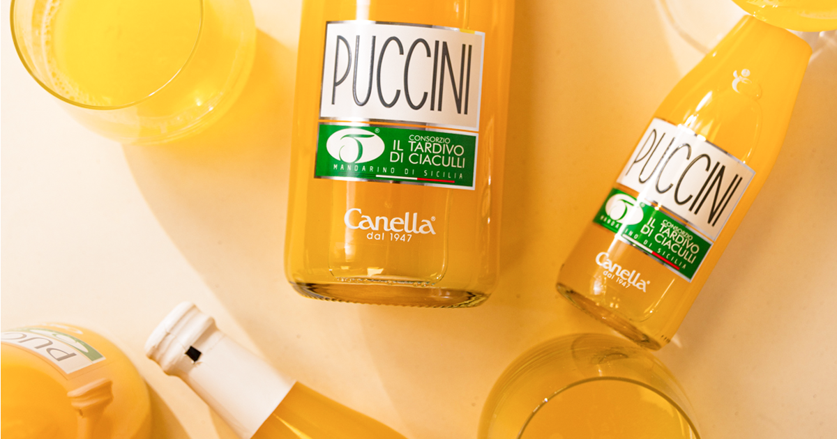 PUCCINI COCTAIL mandarinkový | Canella 0,75l – Obrázok 2