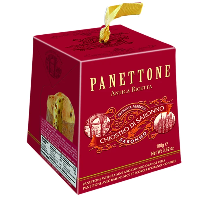 klasické panettone s hrozienkami a citrusovým ovocím